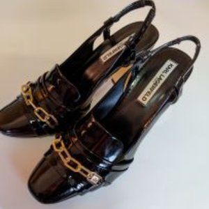 Karl Lagerfeld Black Sling back pumps